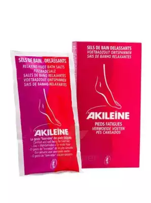Akileine Soins Rouges Sels De Bain DÉlassant 2sach/150g à LEVIGNAC