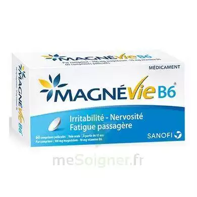 Magnevie B6 100 Mg/10 Mg Comprimés Pelliculés Plaq/60 à LEVIGNAC