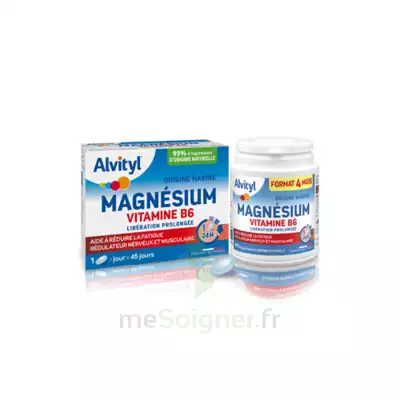 Alvityl Magnésium Vitamine B6 Libération Prolongée Comprimés Lp B/45 à LEVIGNAC